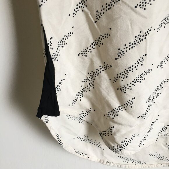 Vero Moda Boca Short Sleeve Dot Cluster Cream Hipster Blouse - Picture 4 of 15